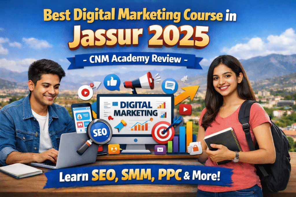 Best Digital Marketing Course in Jassur 2025 - CNM Academy Review best digital marketing course in jassur