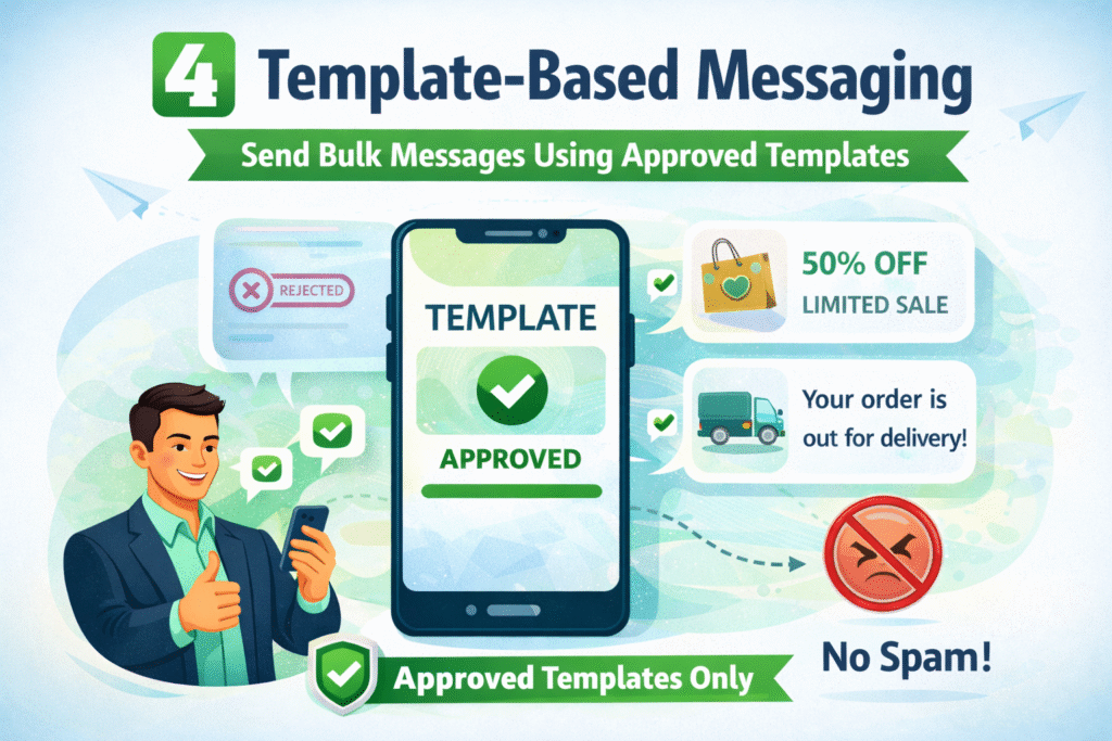 4️⃣ template based messaging