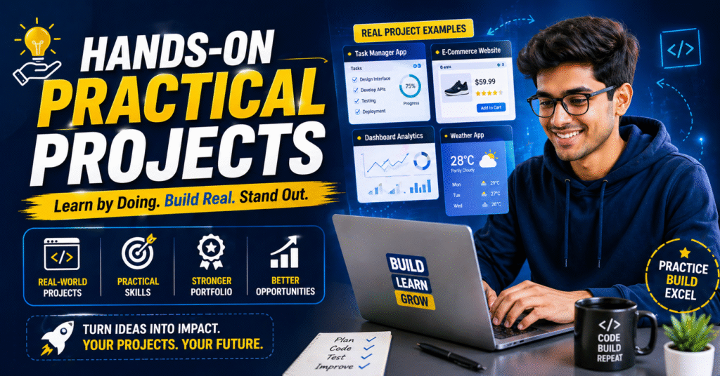HANDS ON PRACTICAL PROJECTS