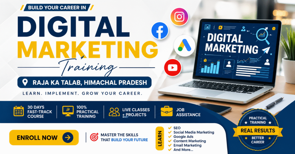DIGITAL MARKETING TRAINING IN RAJA KA TALAB