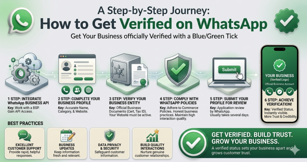 how to get the whatsapp bluegreen tick