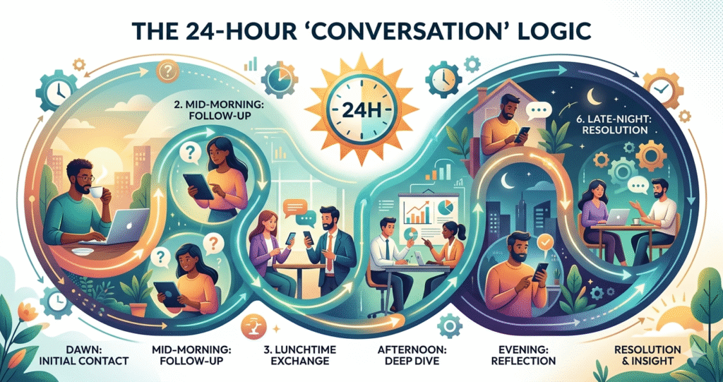 . the 24 hour conversation logic