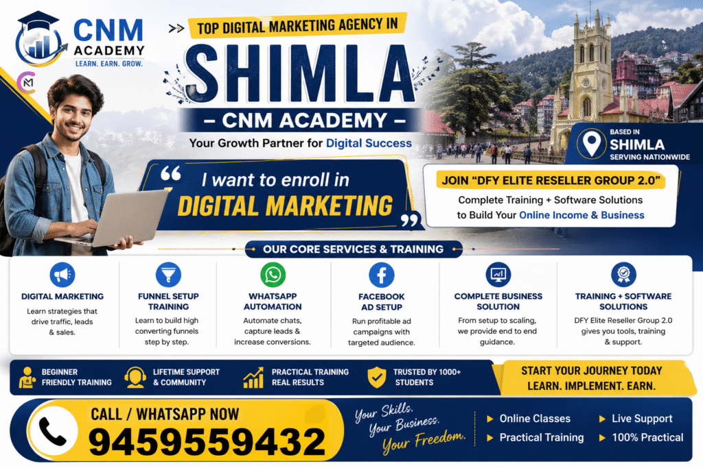 Digital Marketing Agency In shimla