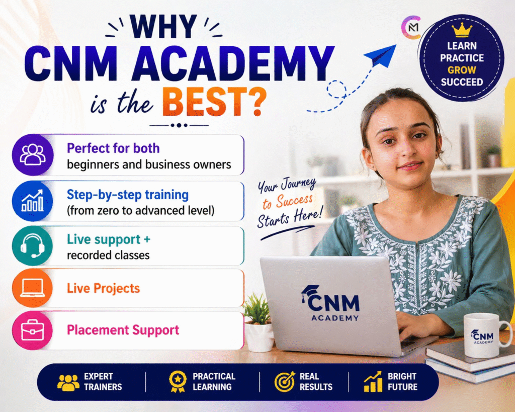 Digital Marketing In Dharmshala Why CNM academy is the best