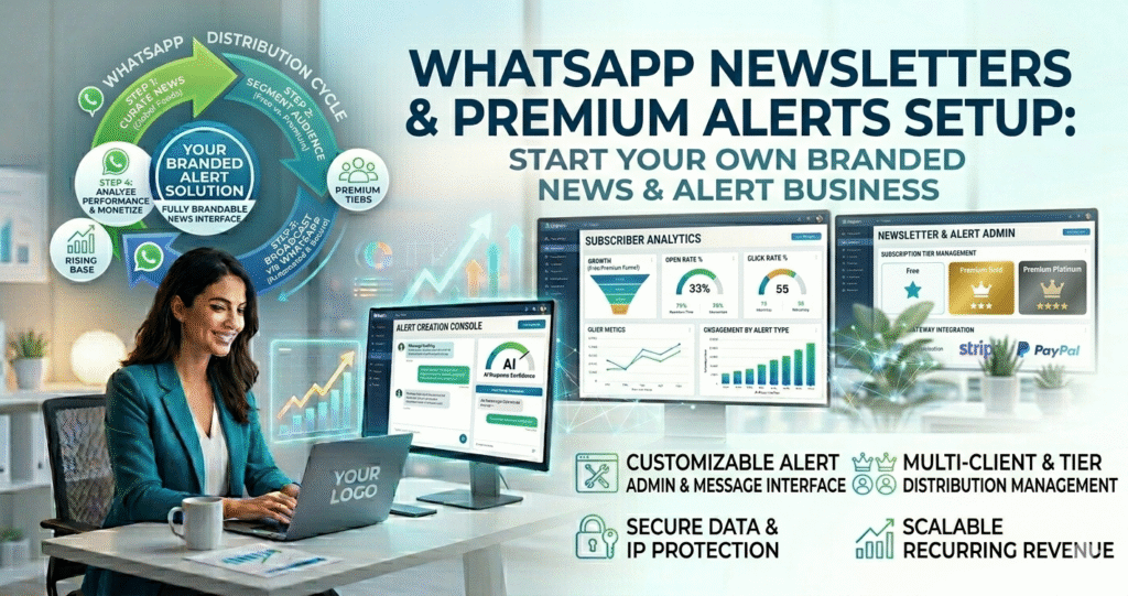 whatsapp newsletters & premium alerts
