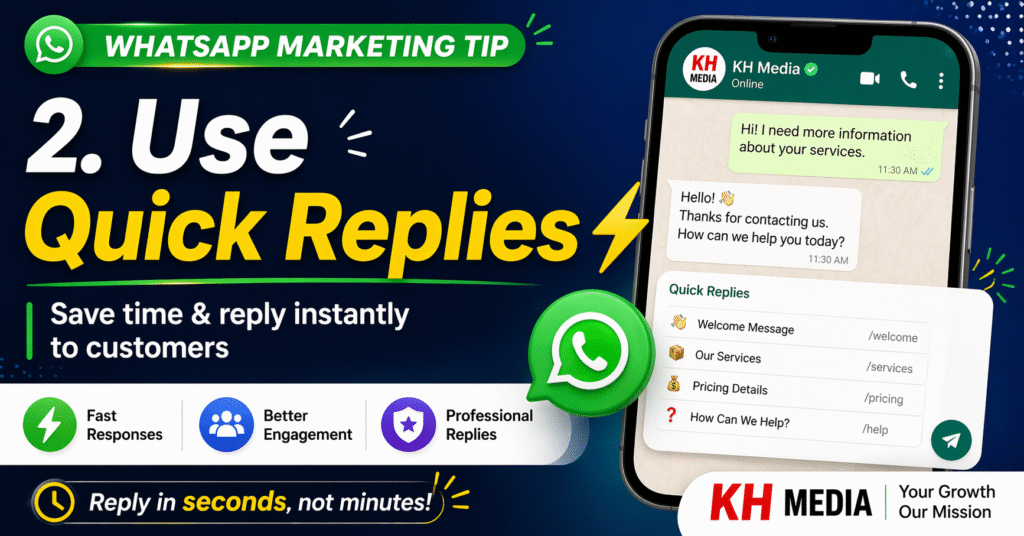 use quick replies