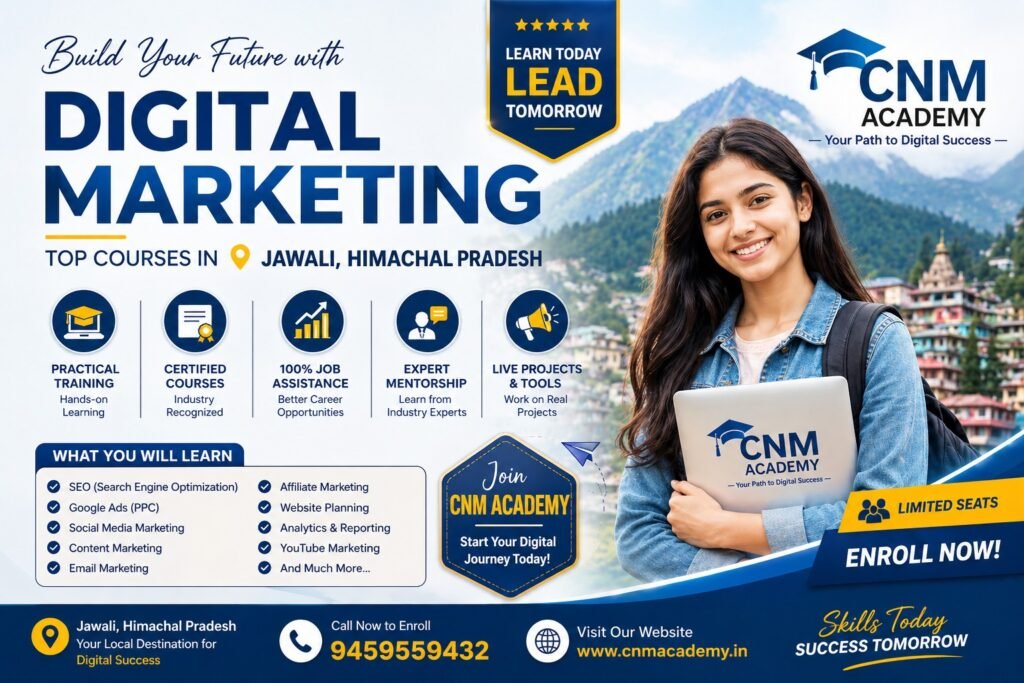 best digital makrting jwali cnm academy