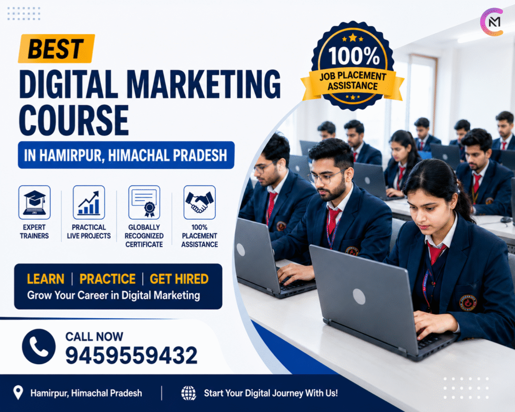 best digital marketing course in hamirpur cnm